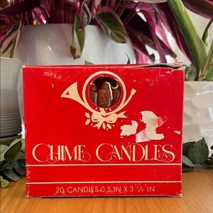 Chime Candles Vintage Holiday Set of 20 NWT